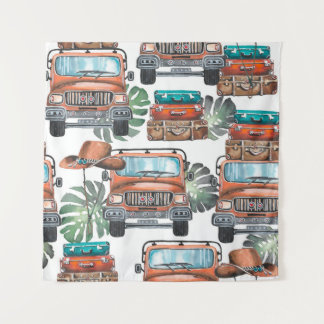 Tapiz Ilustracion dibujado a mano. Manto transparente de