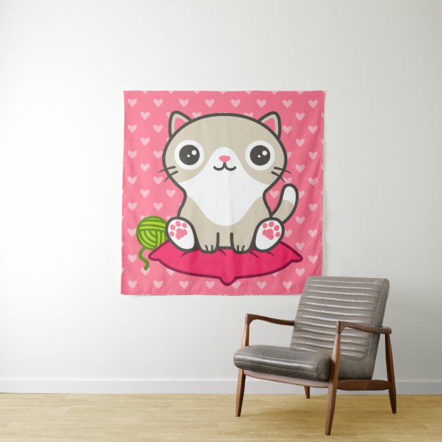 Tapiz Ilustracion Kitty (In situ)