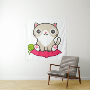 Tapiz Ilustracion Kitty