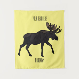 Tapiz Ilustracion Moose personalizado