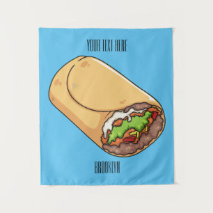 Tapiz Ilustracion personalizado Burrito