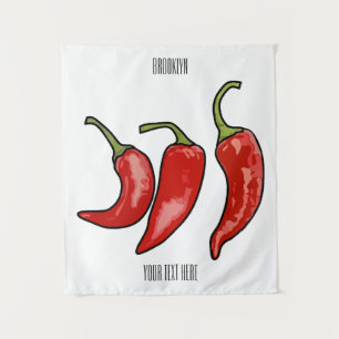 Tapiz Ilustracion personalizado Chili