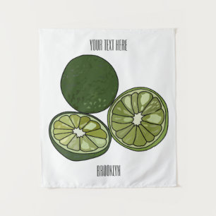 Tapiz Ilustracion personalizado de cal de Kaffir