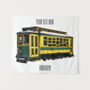 Tapiz Ilustracion personalizado de carrito de Mata
