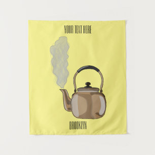 Tapiz Ilustracion personalizado de estopa o hervidor de 