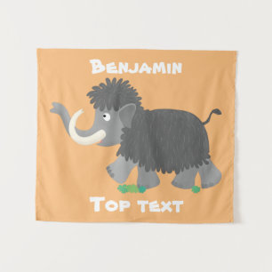 Tapiz Ilustracion personalizado de mamut torpe