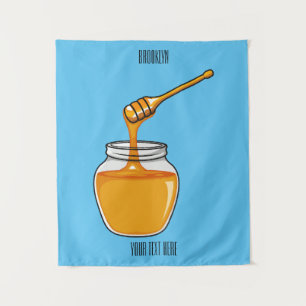 Tapiz Ilustracion personalizado de miel