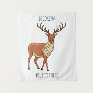 Tapiz Ilustracion personalizado de renos