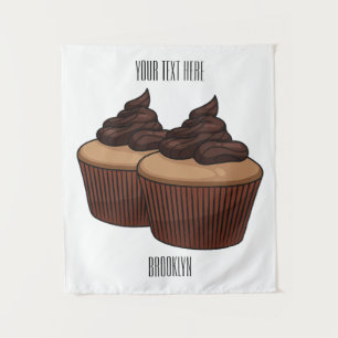 Tapiz Ilustracion personalizado de tarta
