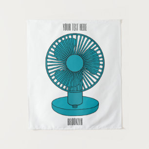 Tapiz Ilustracion personalizado de ventilador