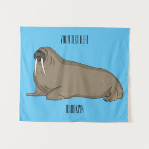 Tapiz Ilustracion personalizado de Walrus