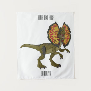 Tapiz Ilustracion personalizado Dilophosaurus