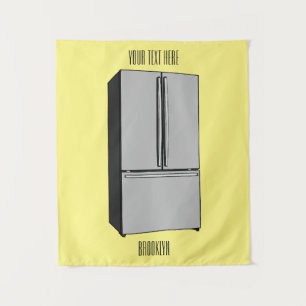 Tapiz Ilustracion personalizado frigorífico de puerta fr