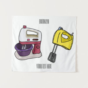 Tapiz Ilustracion personalizado mezclador