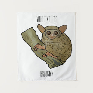 Tapiz Ilustracion personalizado Tarsier