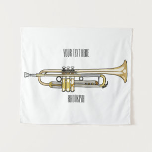 Tapiz Ilustracion personalizado Trumpet