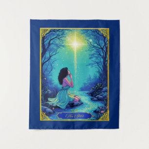 Tapiz Ilustracion Tarot Card, La Estrella