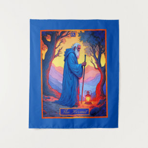 Tapiz Ilustracion Tarot Card, The Hermit
