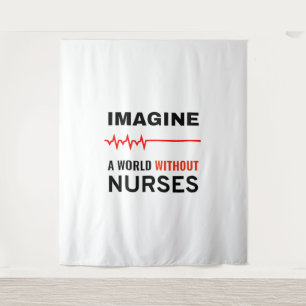 Tapiz Imagina un mundo sin enfermeras