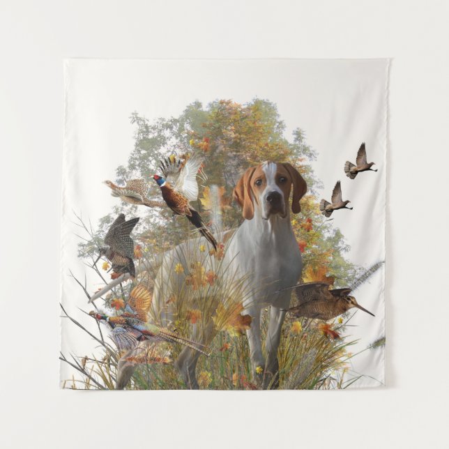 Tapiz Impresión acrílica de punteros ingleses (Anverso)