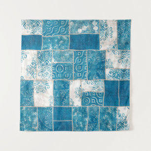 Tapiz Impresión de trama de tejido de mezcla de mosaico 