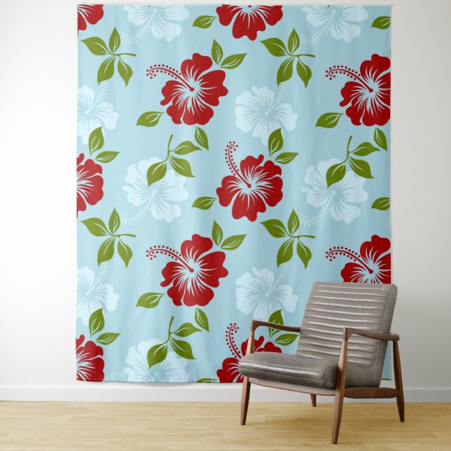 Tapiz Impresión hawaiana (In situ)