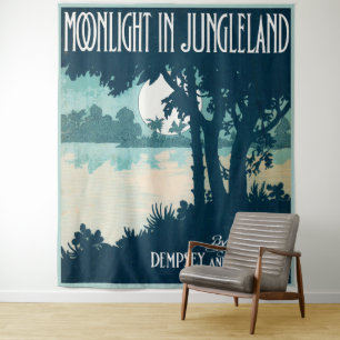 Tapiz Impresión musical de Jungleland de 1909