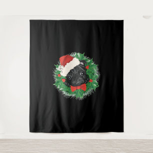 Tapiz Impresionante camiseta de Navidades Pug