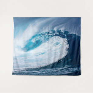 Tapiz Impresionante ola de surfing