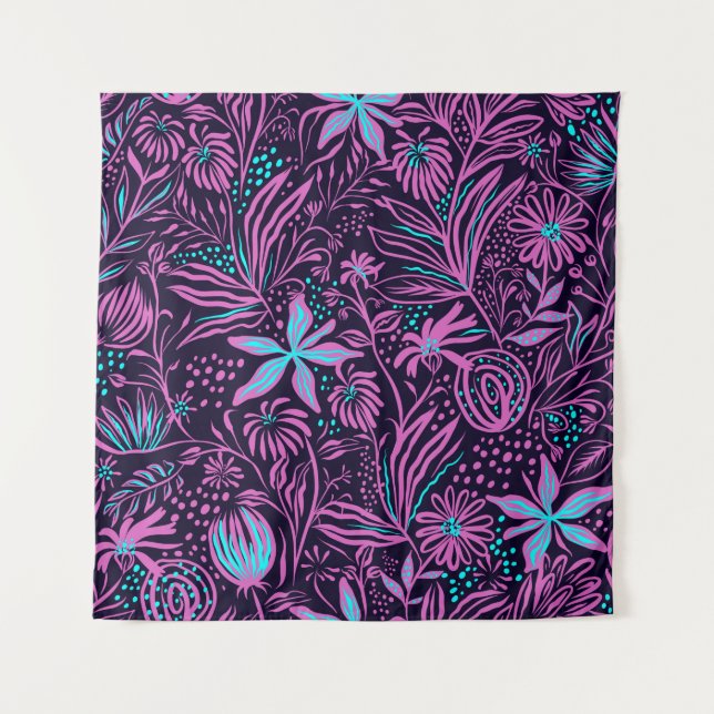 Tapiz Imprimir planos de hojas de patrón (Anverso)