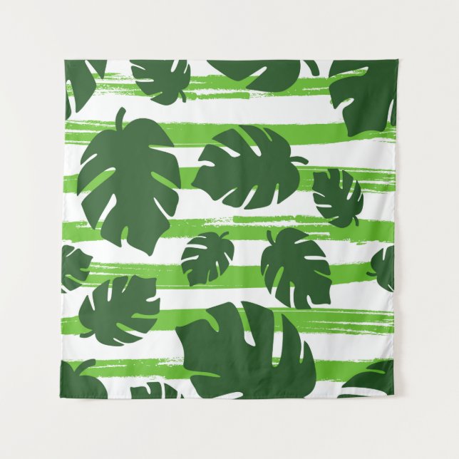 Tapiz Imprimir verano vegetación exótica vegetación selv (Anverso)