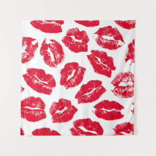 Tapiz Imprint Kiss Red Lips: Vieja sin Marea