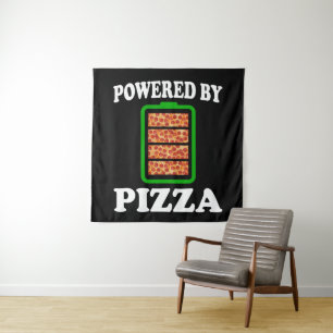 Tapiz Impulsado Por Pizza - Pizza Divertida