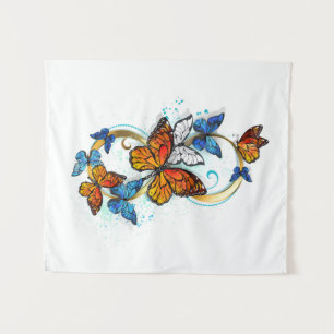 Tapiz Infinidad de mariposas monarca