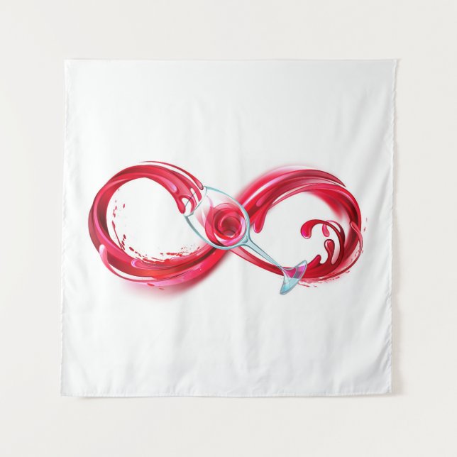 Tapiz Infinito con vino Rojo (Anverso)