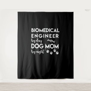 Tapiz Ingeniero biomédico Perro Mamá Perro Ingeniero de