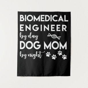 Tapiz Ingeniero biomédico Perro Mamá Perro Ingeniero de