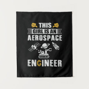 Tapiz Ingeniero Este Chica Es Ingeniero Aeroespacial