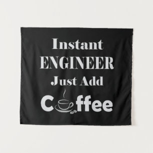 Tapiz Ingeniero instantáneo simplemente agrega café