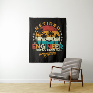 Tapiz Ingeniero Jubilado Ya No Es Mi Problema