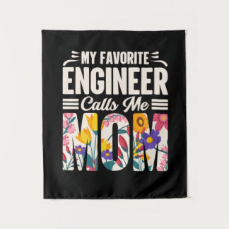 Tapiz Ingeniero Mi Ingeniero Favorito Me Llama Mamá