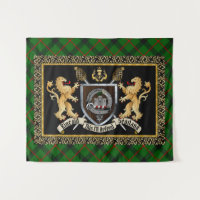Insignia de clan Kincaid y Motto con leones