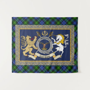 Tapiz Insígnia y Tartán del Clan Gordon