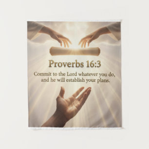 Tapiz Inspirado en Versículos de la Biblia