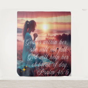 Tapiz "inspirador de fe"