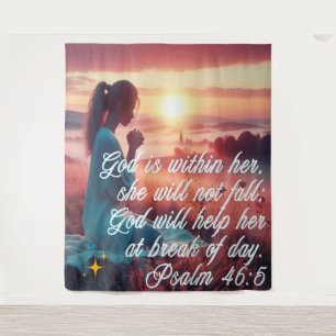 Tapiz "inspirador de fe"