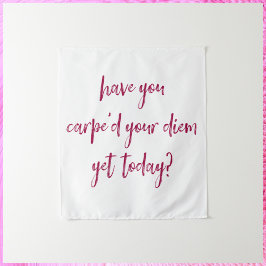 Tapiz Inspirador y empoderando a Carpe Diem