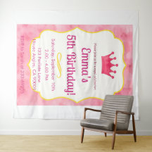 Invitación de cumpleaños Pink Crown | zazzlemade M