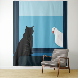 Tapiz Invitado en la ventana