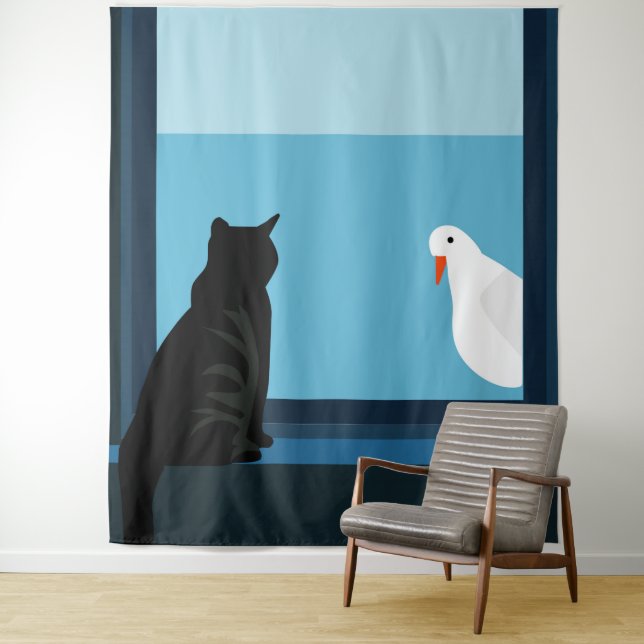 Tapiz Invitado en la ventana (In situ)